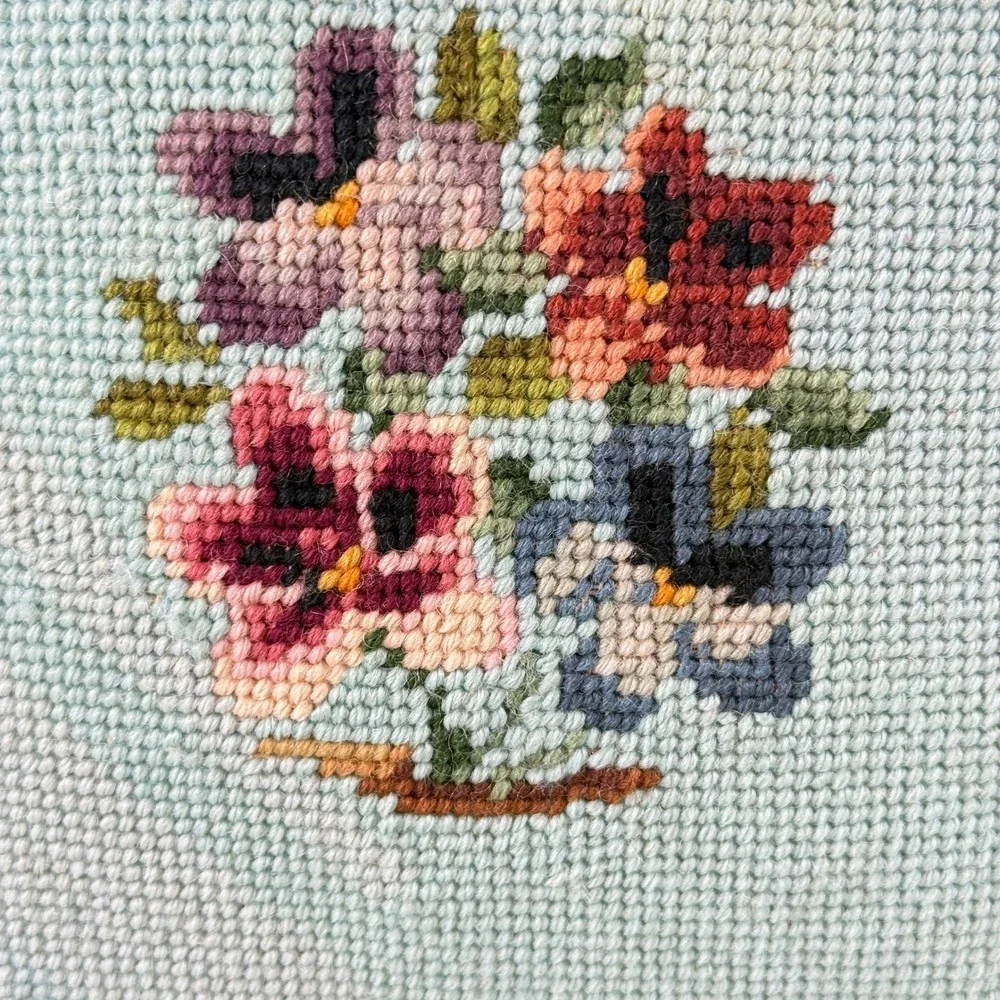 Needlepoint Throw Pillow 9